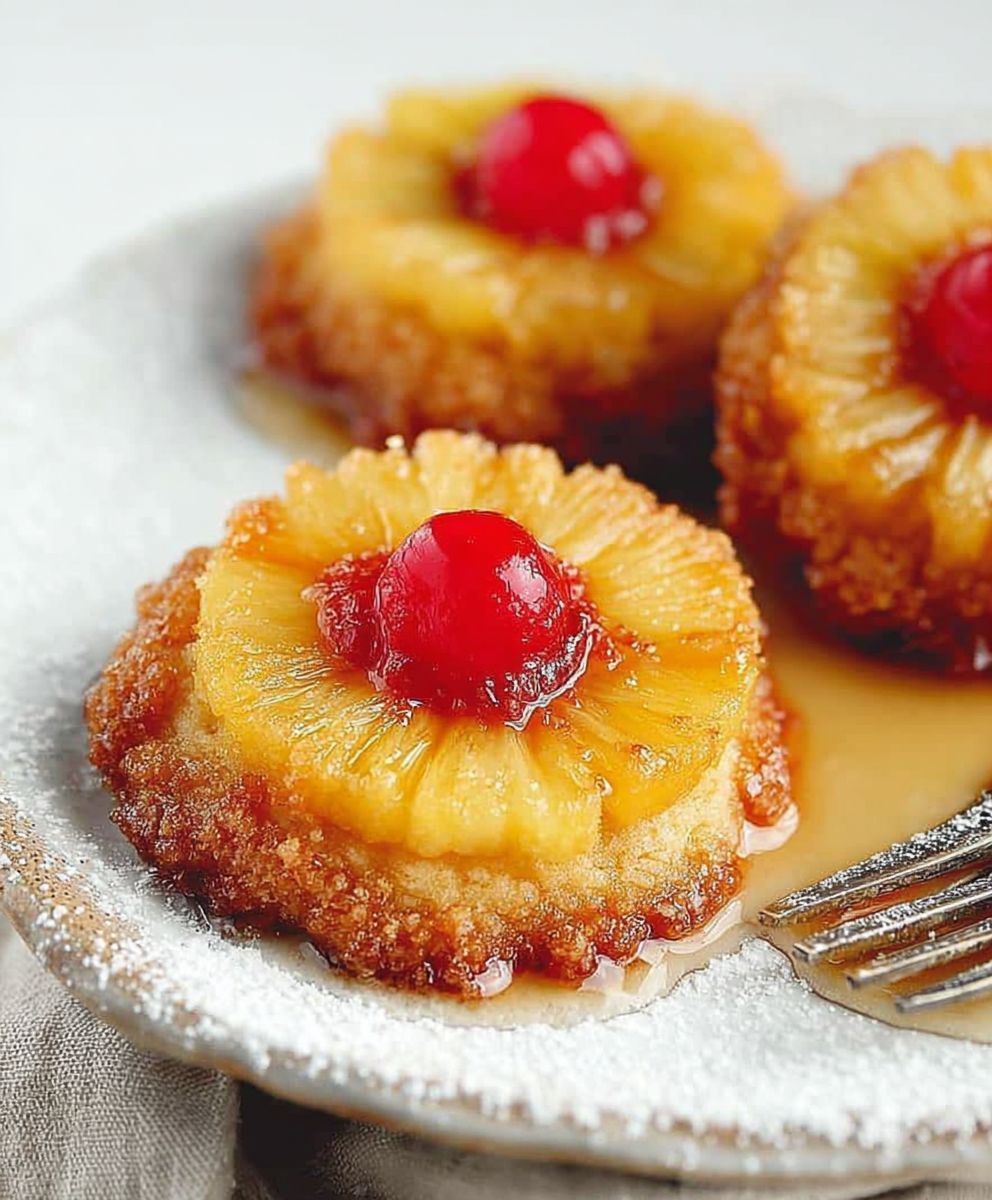 Pineapple Upside Down Sugar Cookies