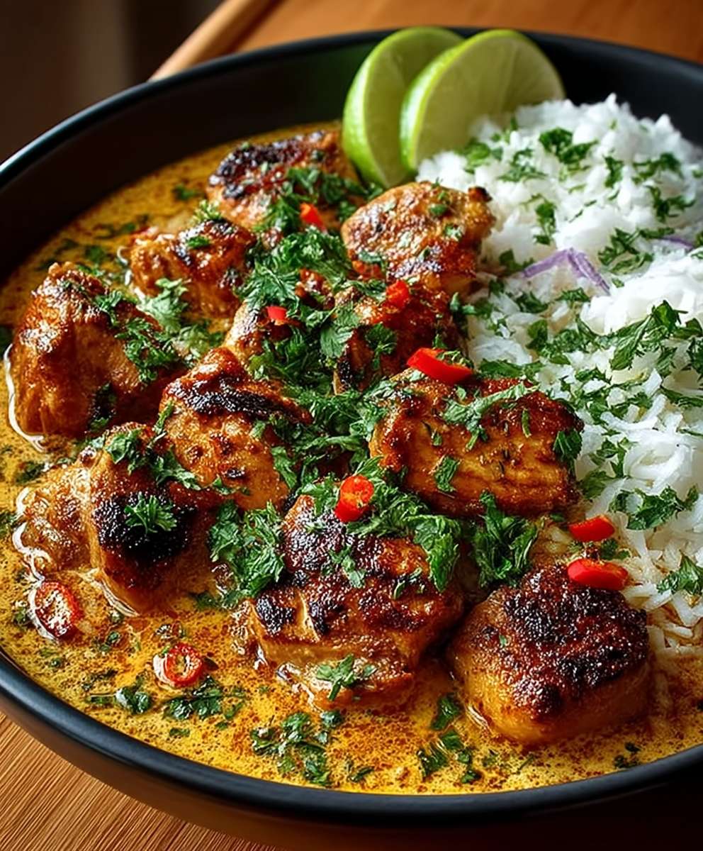 Spicy Brazilian Coconut Chicken