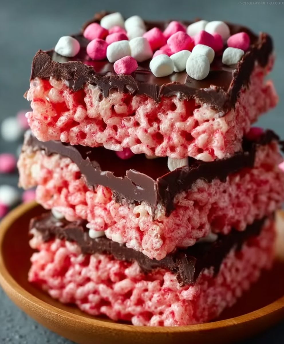 Cherry Rice Krispie Treats