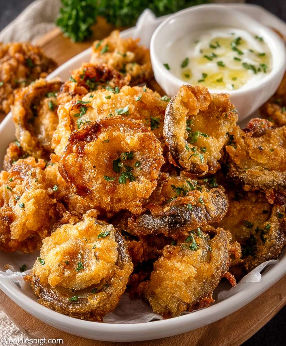 Fried mushrooms
