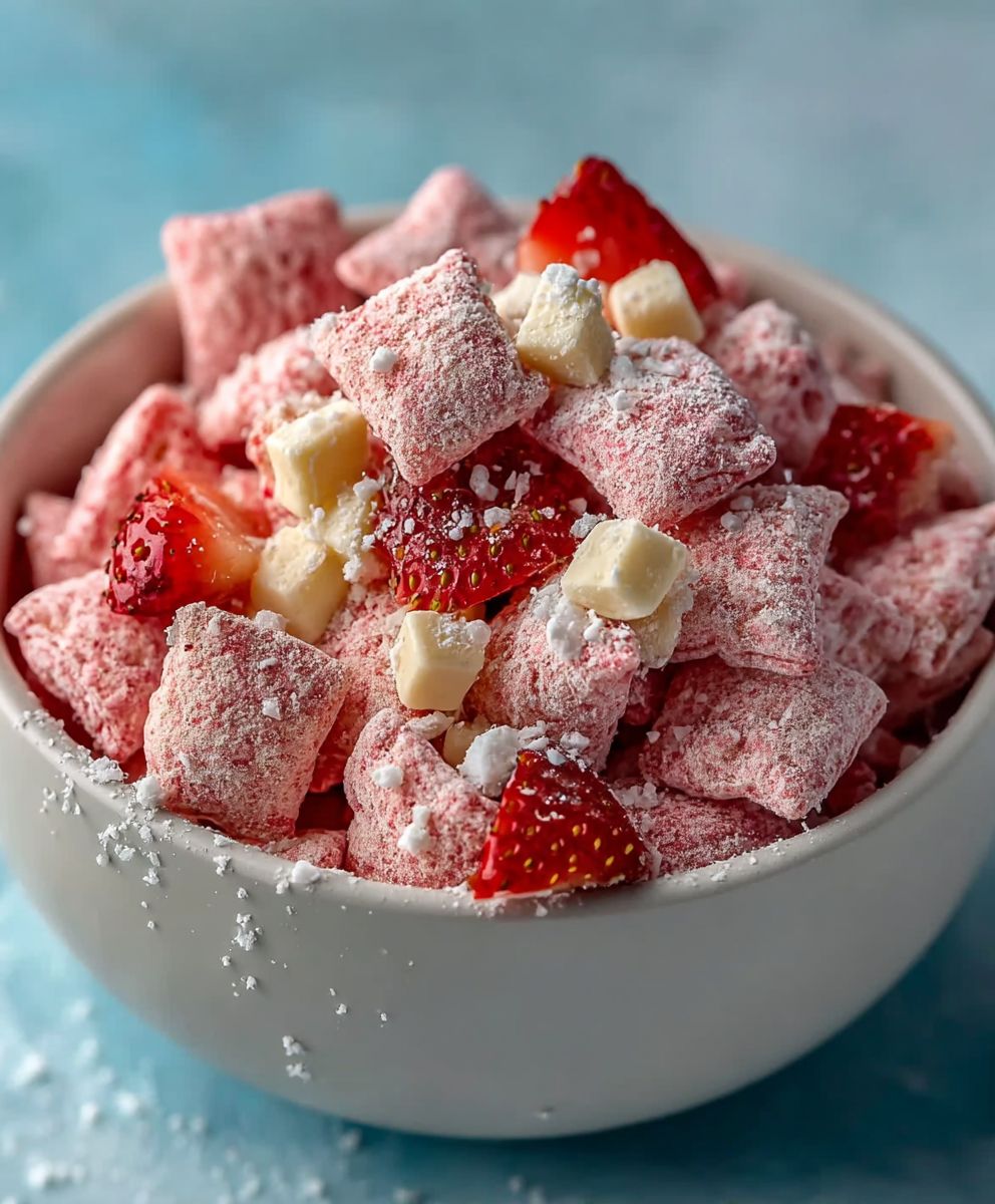 Strawberry Shortcake Puppy Chow