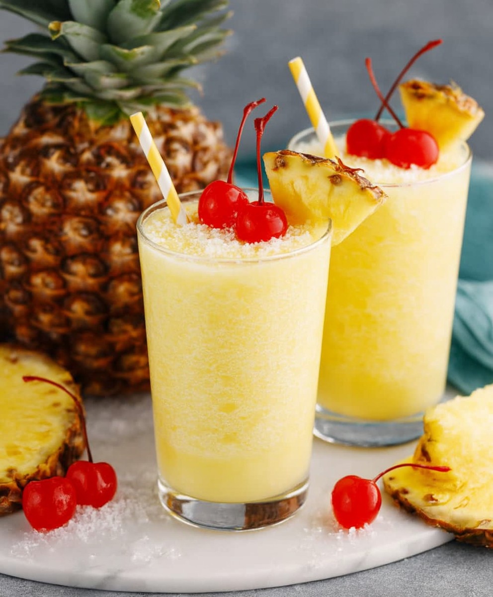Pineapple Coconut Rum Slush