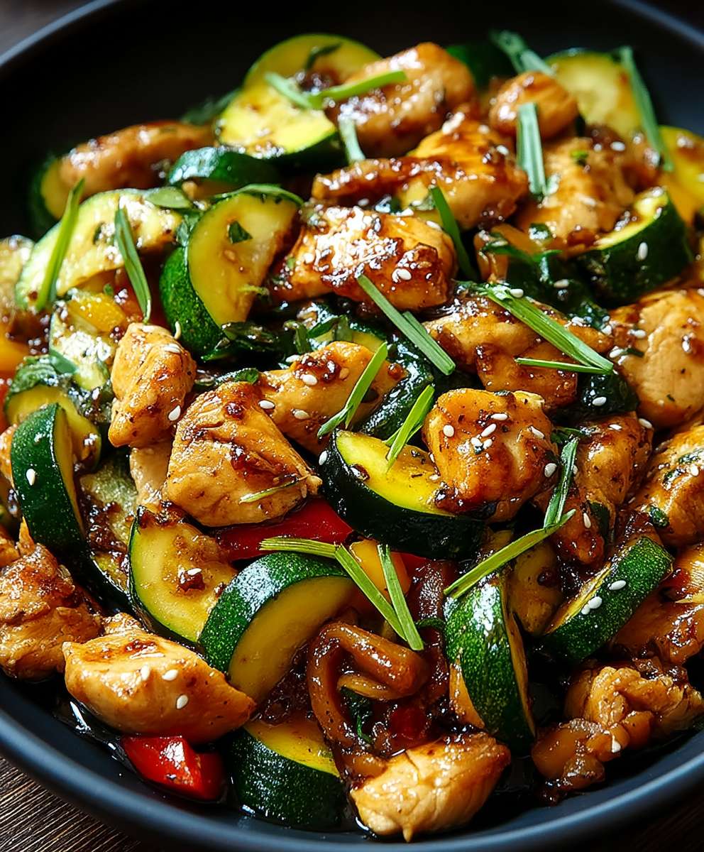 Chicken Zucchini Stir Fry