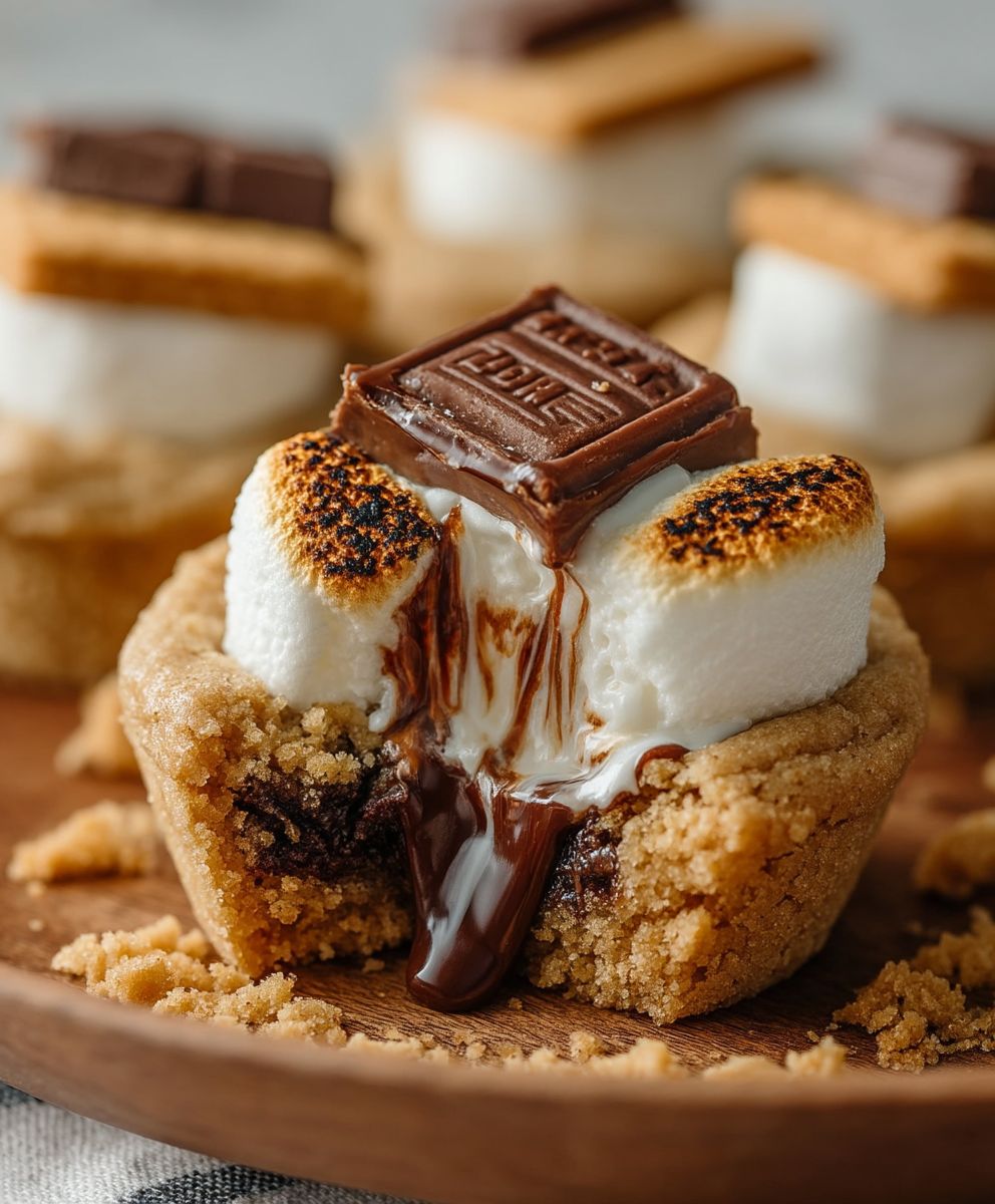 Smores Cookie Cups