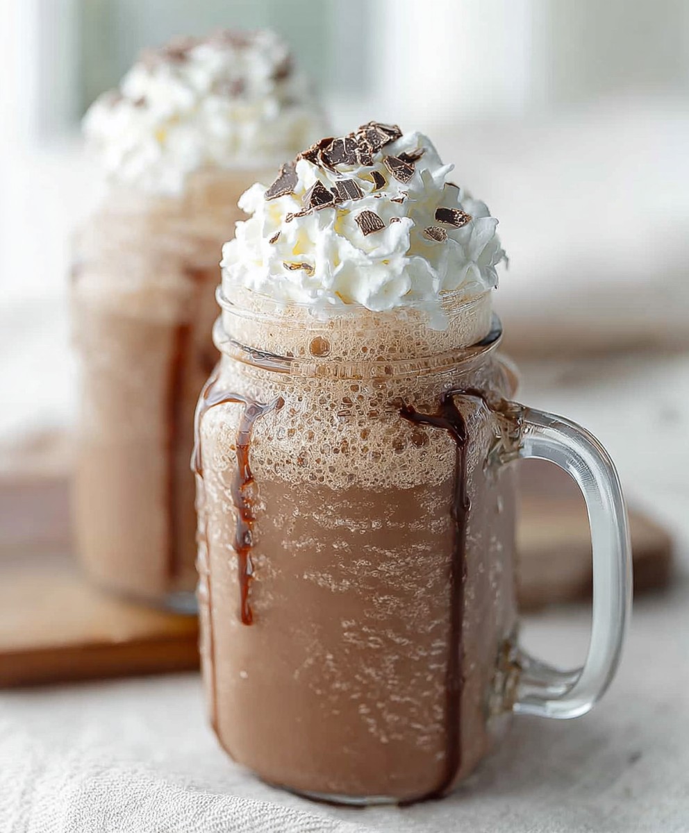 Frozen Hot Chocolate Drink