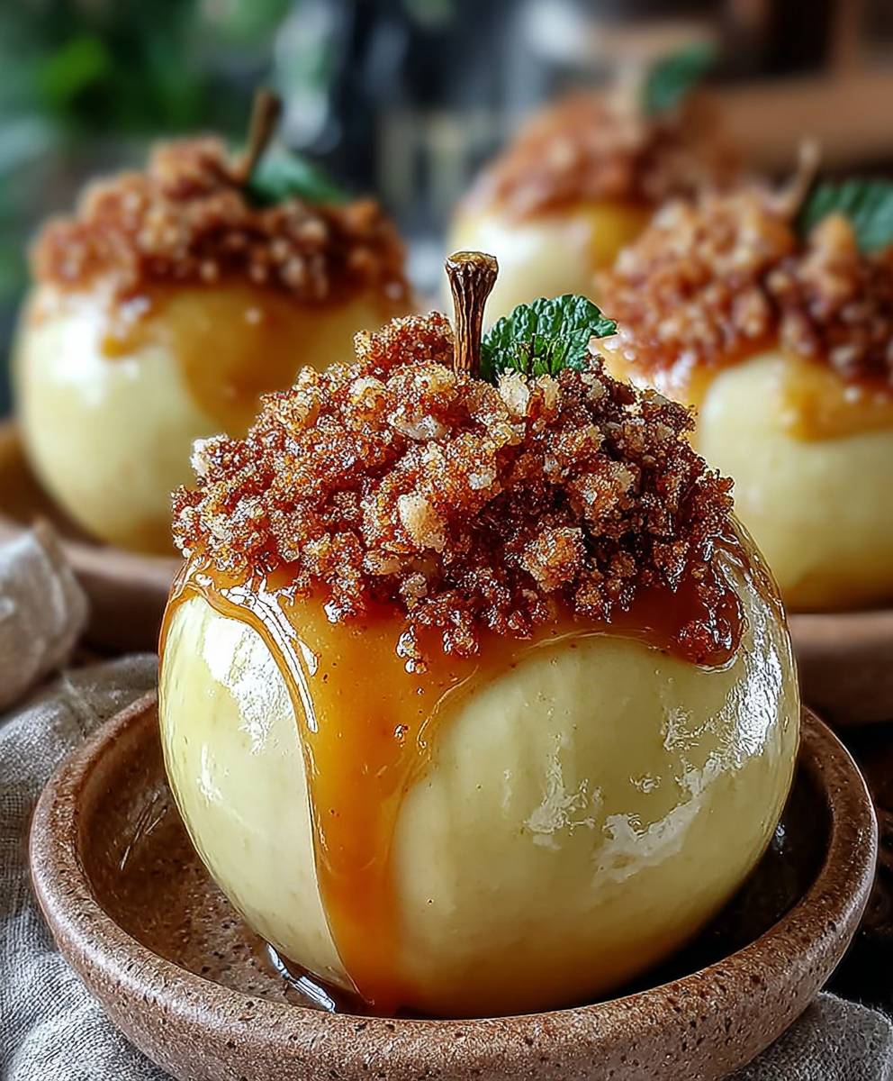 Cheesecake Stuffed Apples