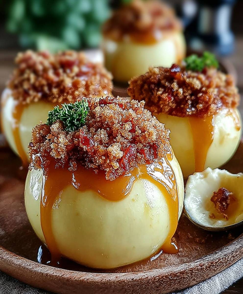 Cheesecake Stuffed Apples