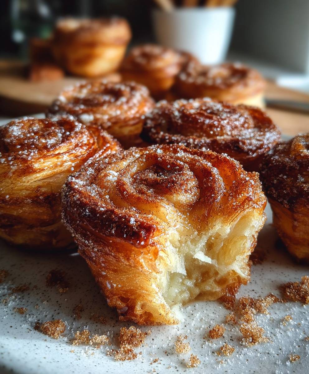 Cinnamon Sugar Cruffins