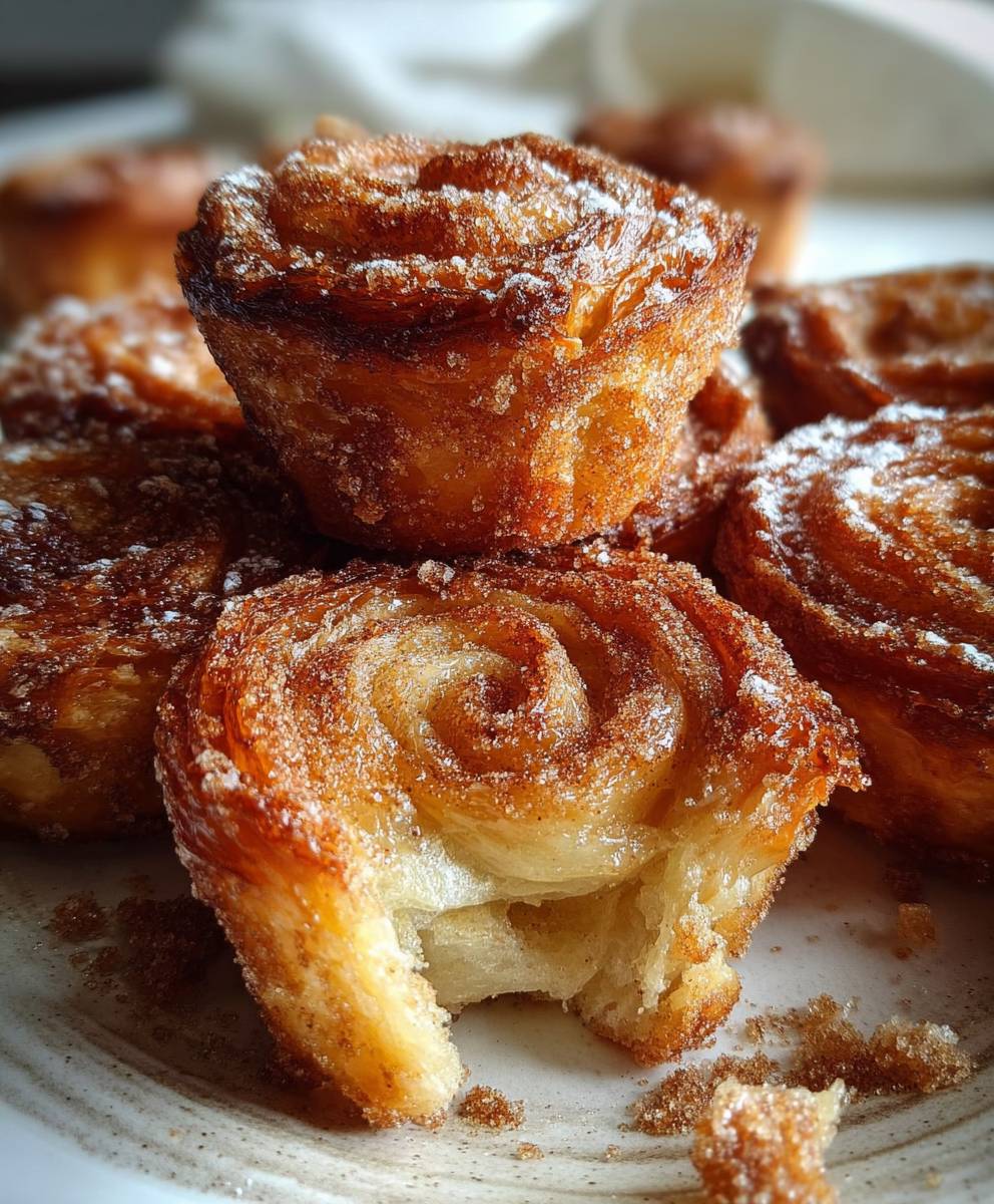 Cinnamon Sugar Cruffins