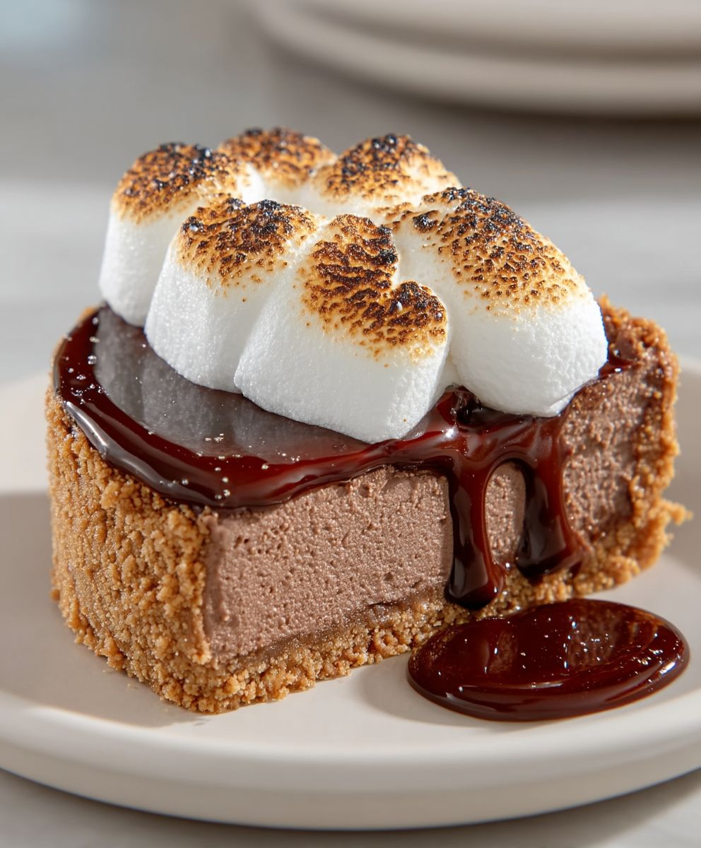 Smores No Bake Cheesecake