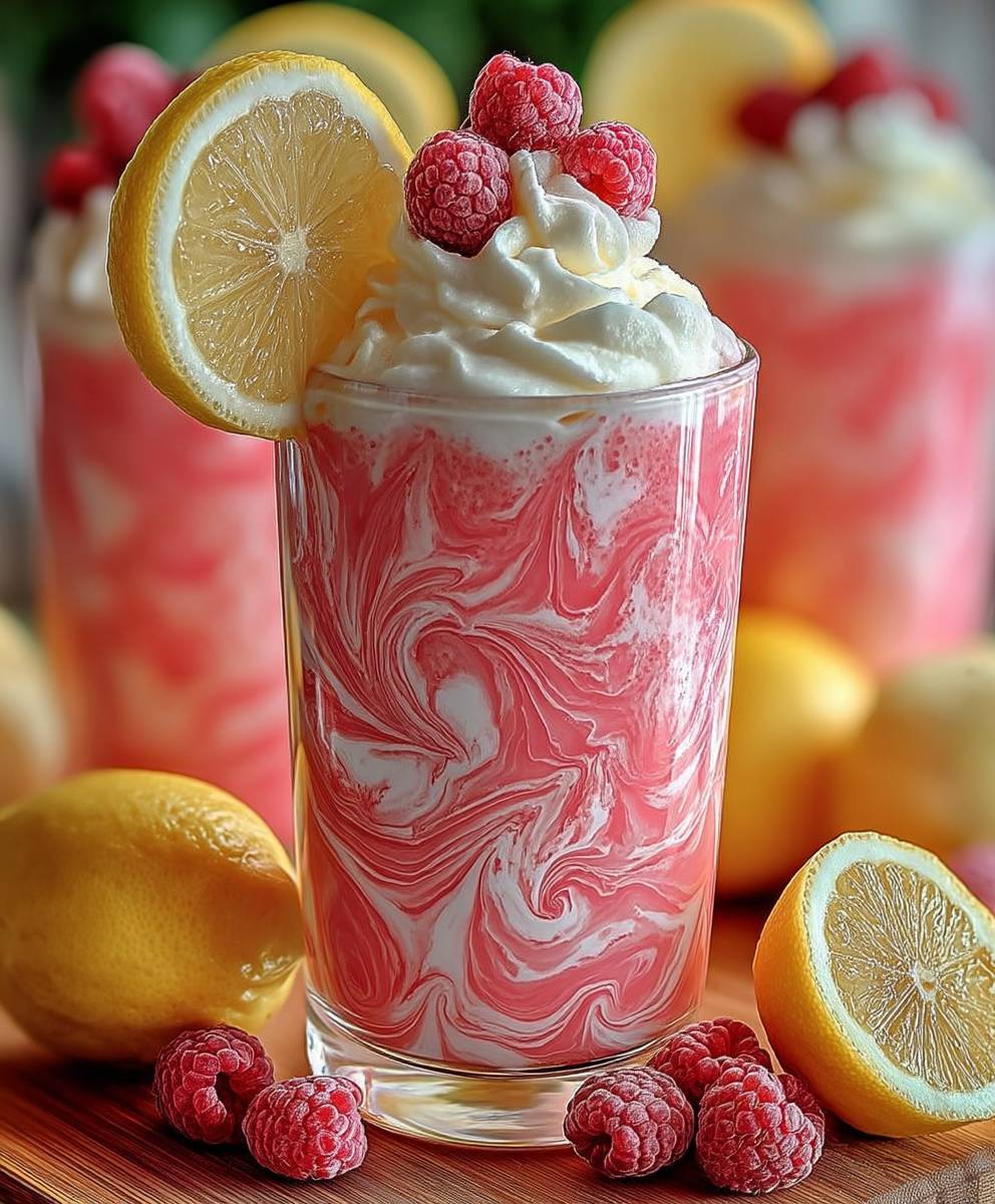 Whipped Pink Lemonade Drink
