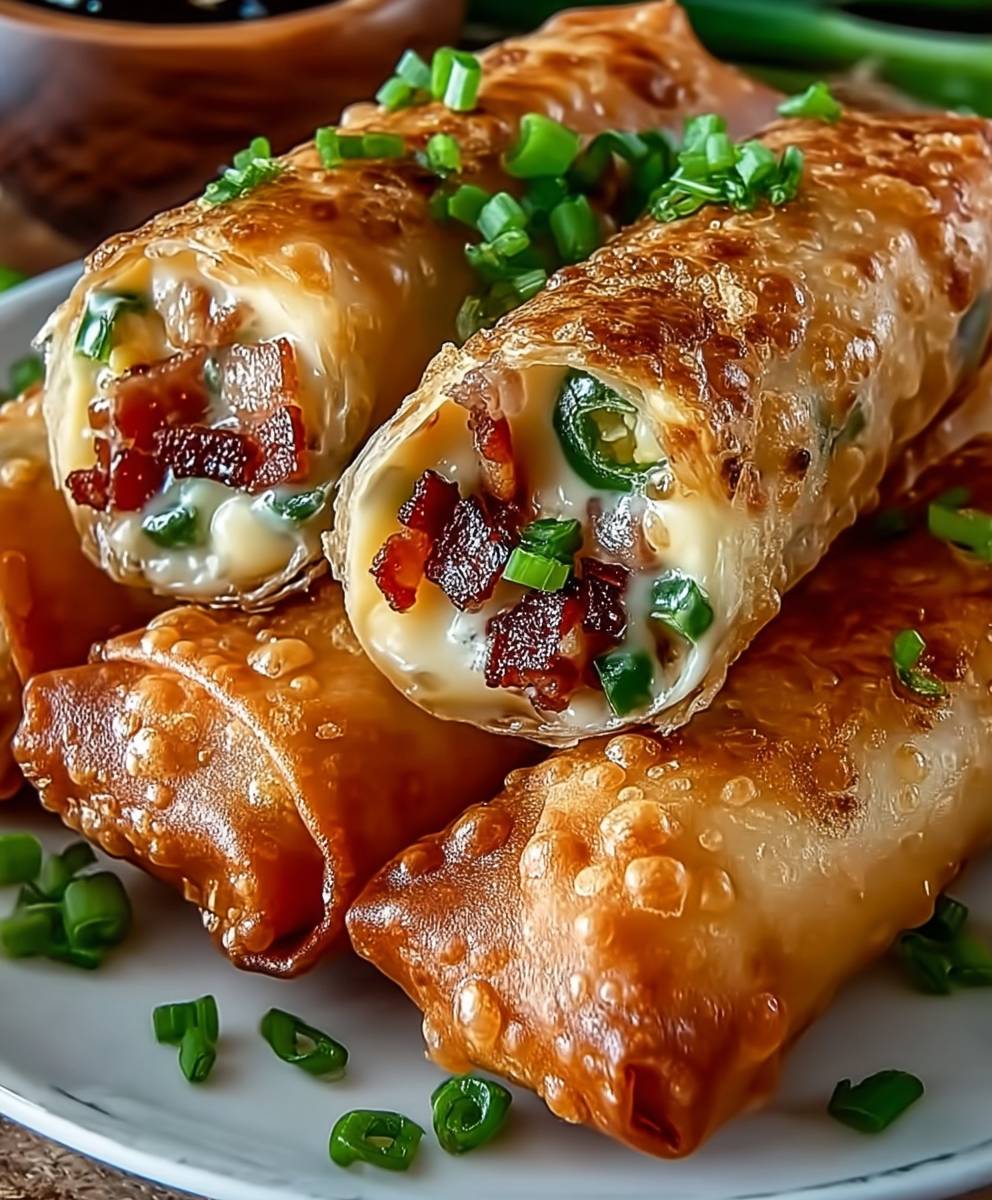 Bacon Jalapeno Popper Eggrolls