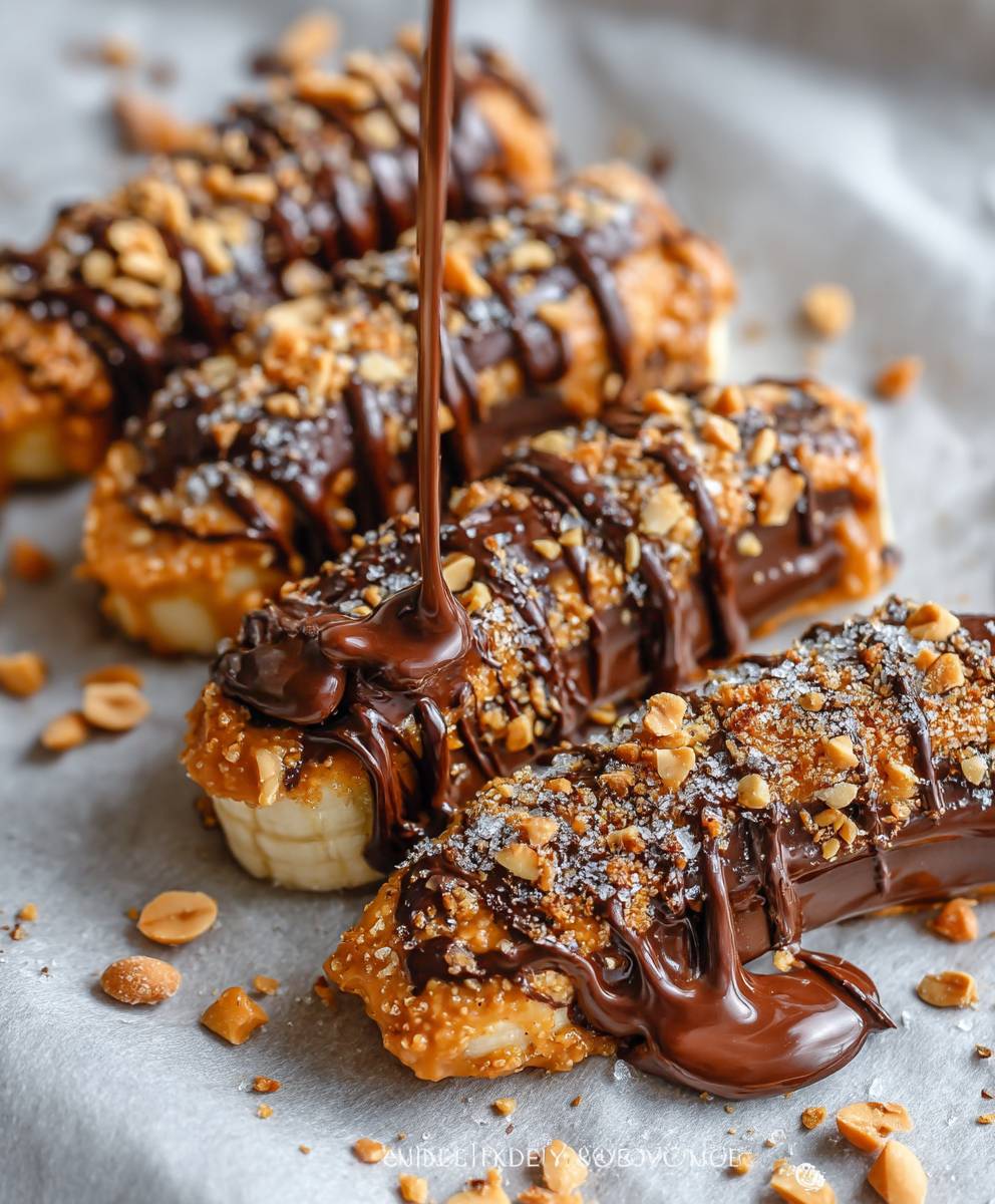 Frozen Banana Snickers