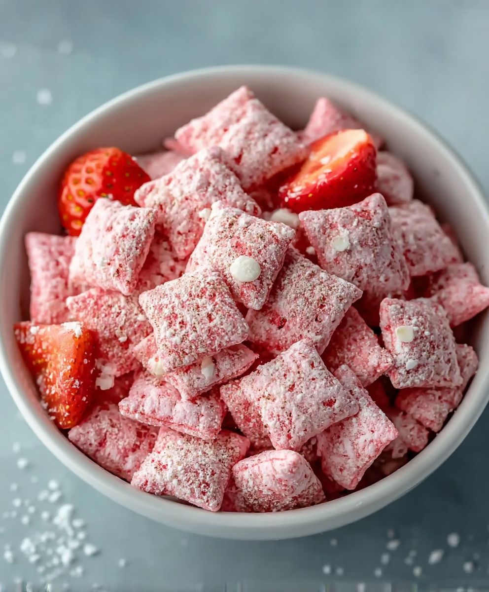 Strawberry Shortcake Puppy Chow