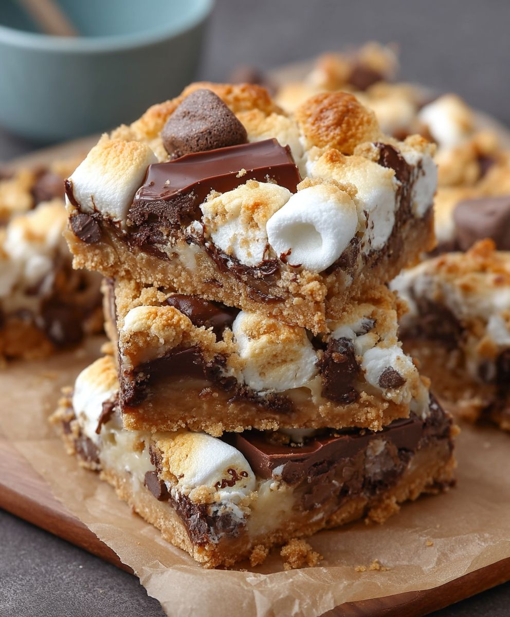 Smores seven layer bars