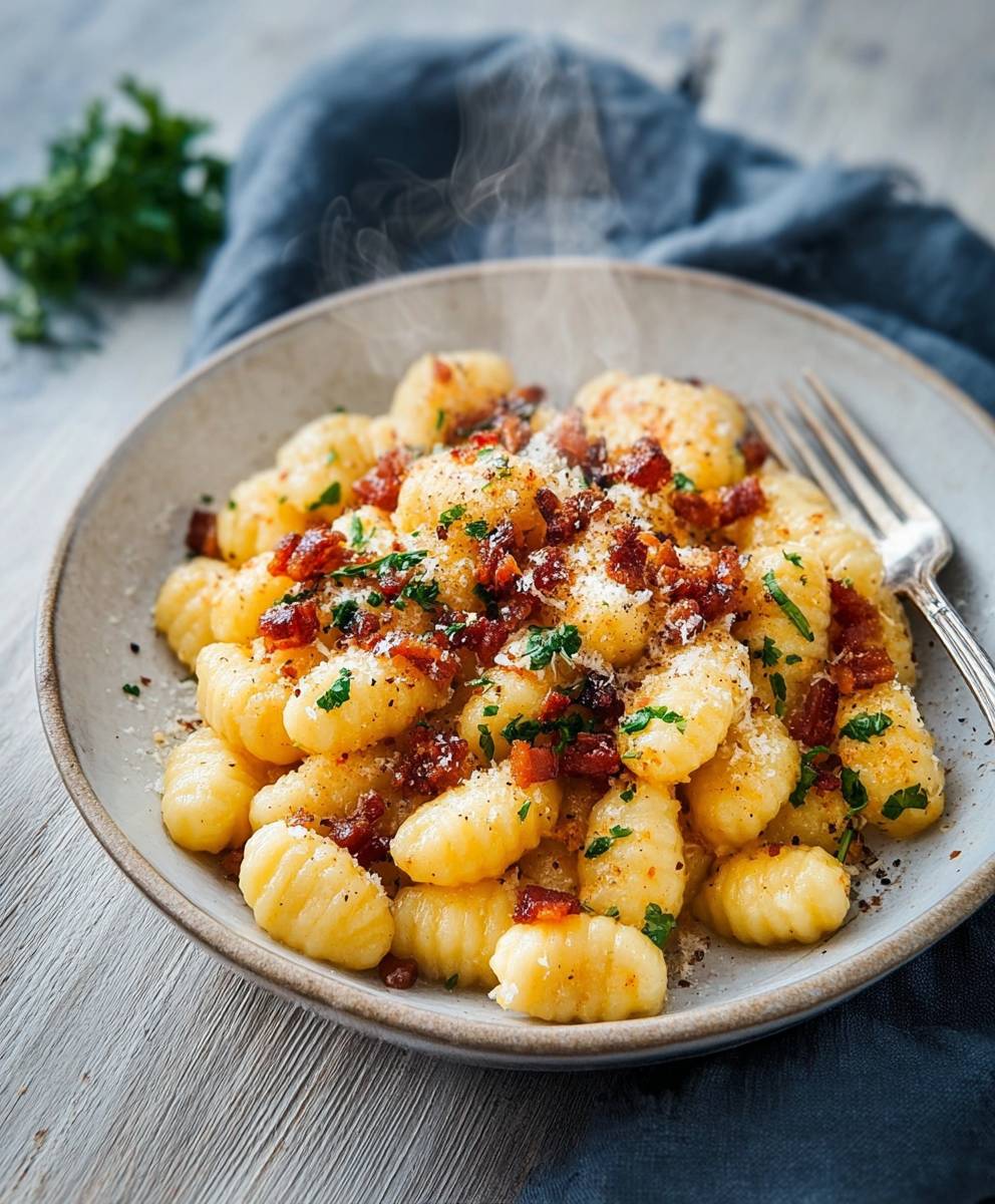 Gnocchi Carbonara