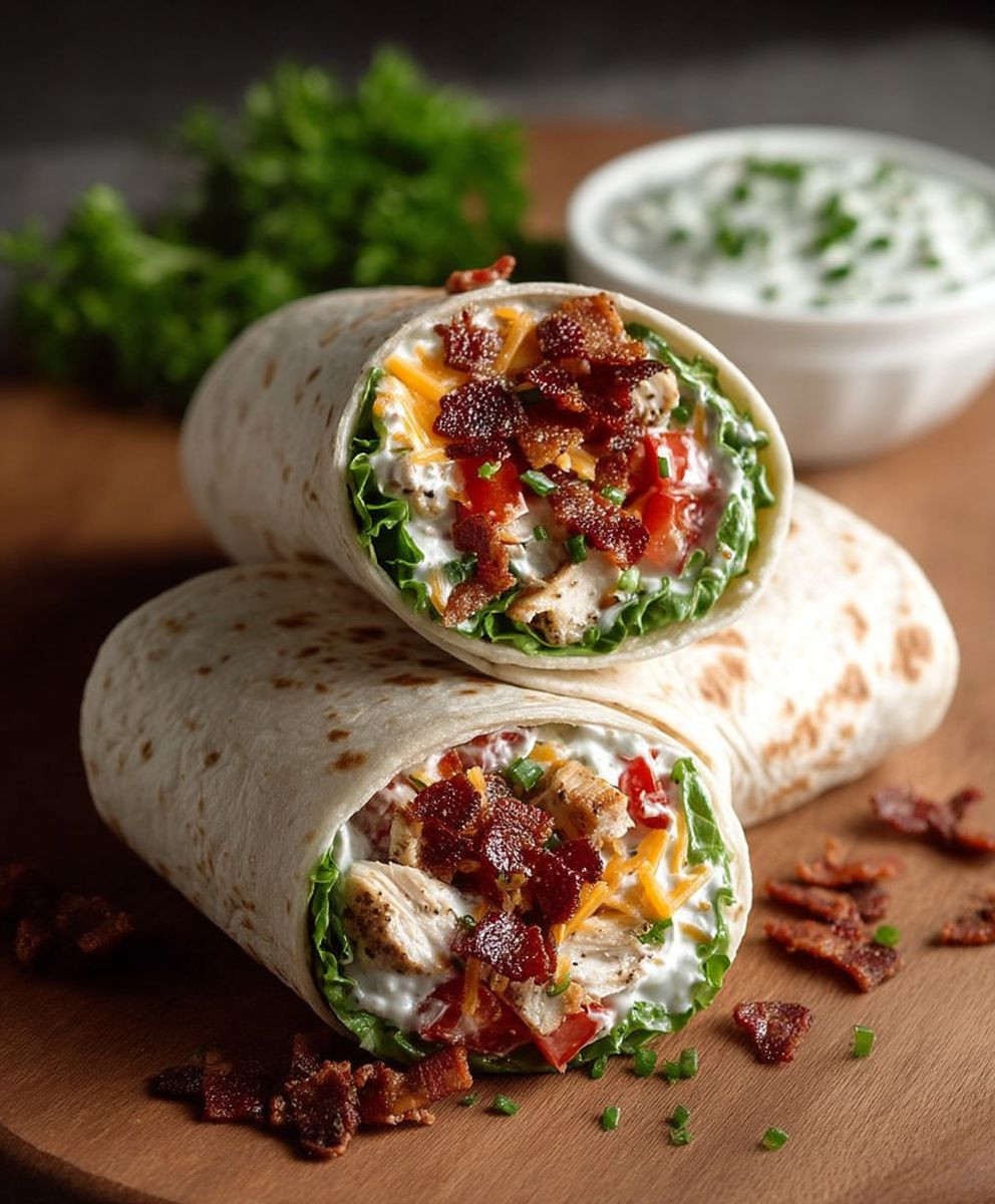 Chicken bacon ranch wraps