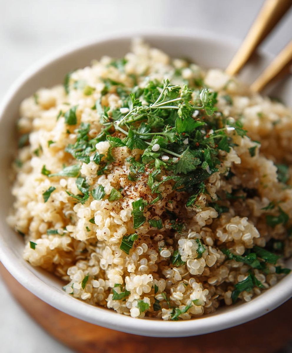 Herb Garlic Quinoa