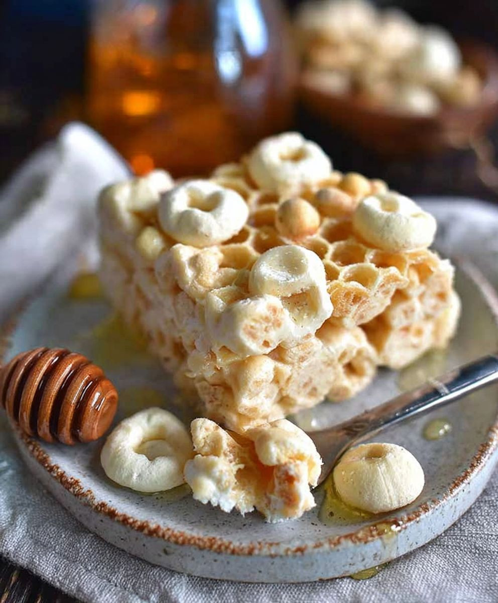 Honeycomb Marshmallow Treats