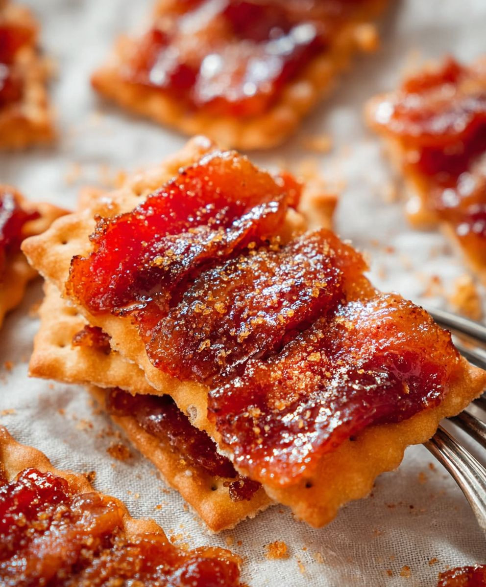 Candied Bacon Crackers