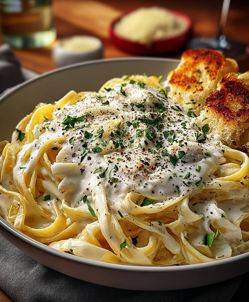 Creamy Fettuccine Alfredo