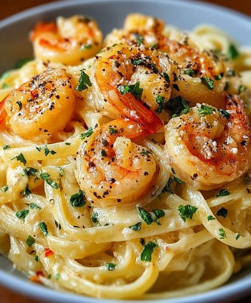 Garlic Butter Shrimp Pasta