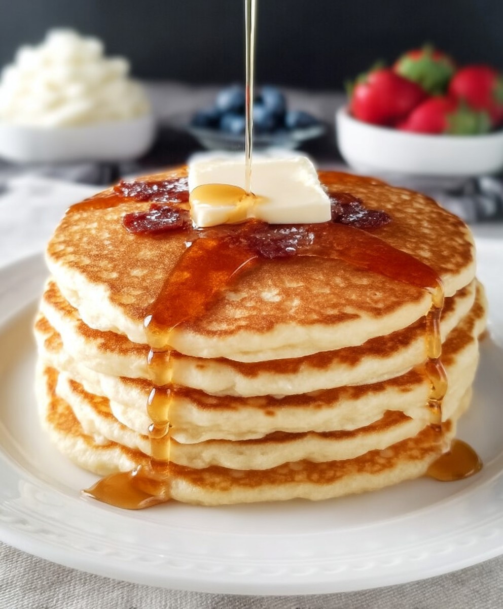 Easy fluffy pancakes