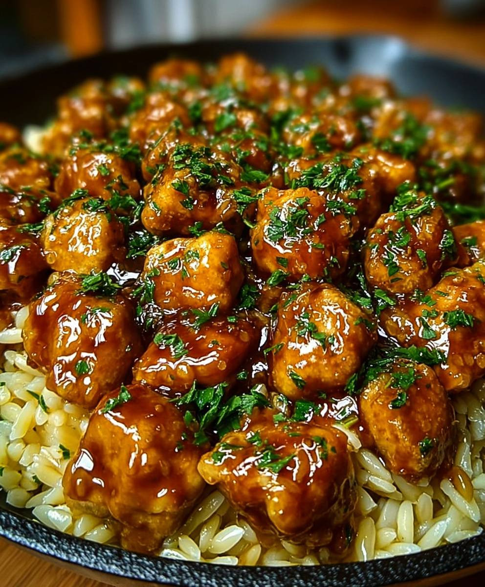 Honey garlic chicken pasta