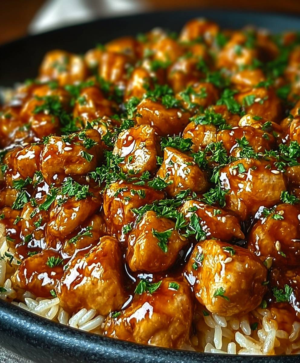 Honey garlic chicken pasta