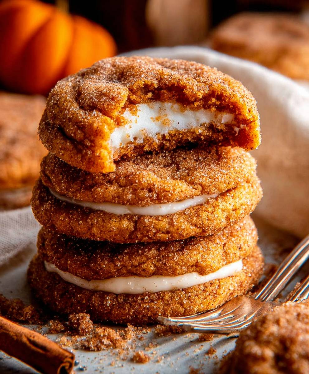 Pumpkin Cheesecake Cookies