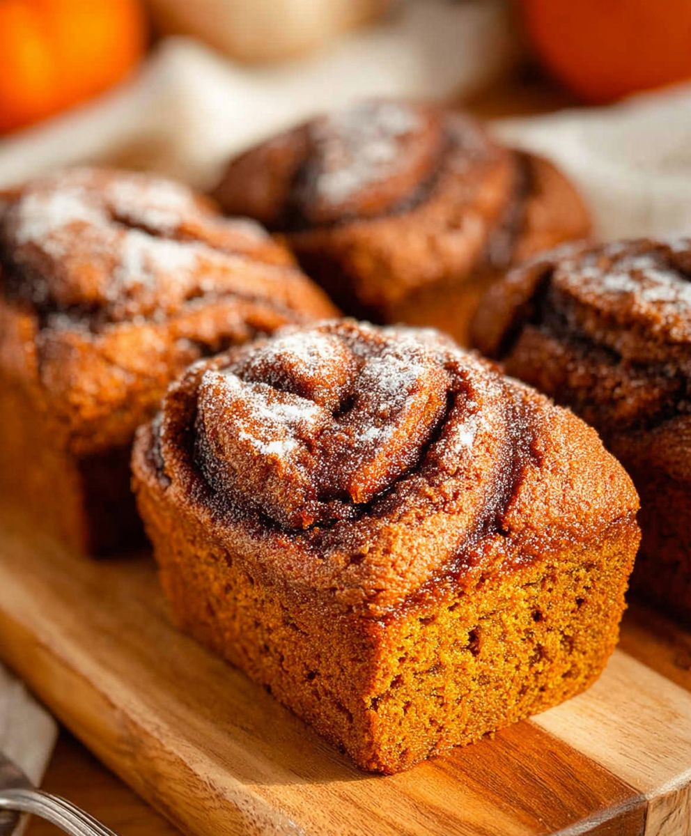 Cinnamon Swirl Pumpkin Bread