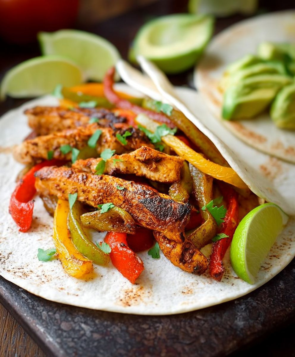 Chicken Sheet Pan Fajitas