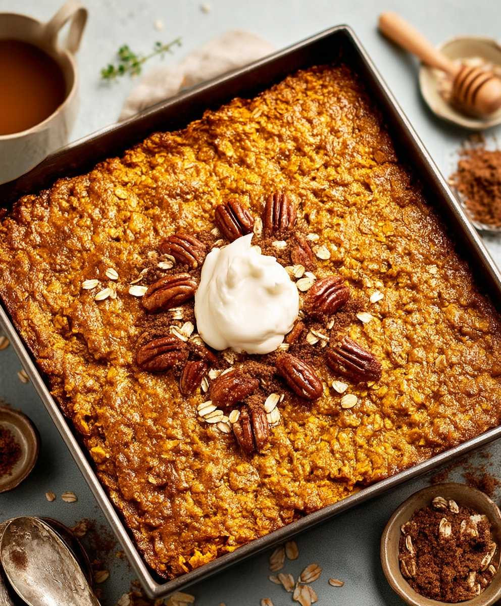 Pumpkin Baked Oatmeal