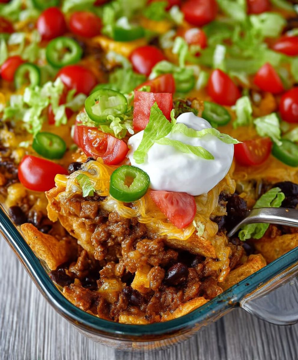 Walking Taco Casserole