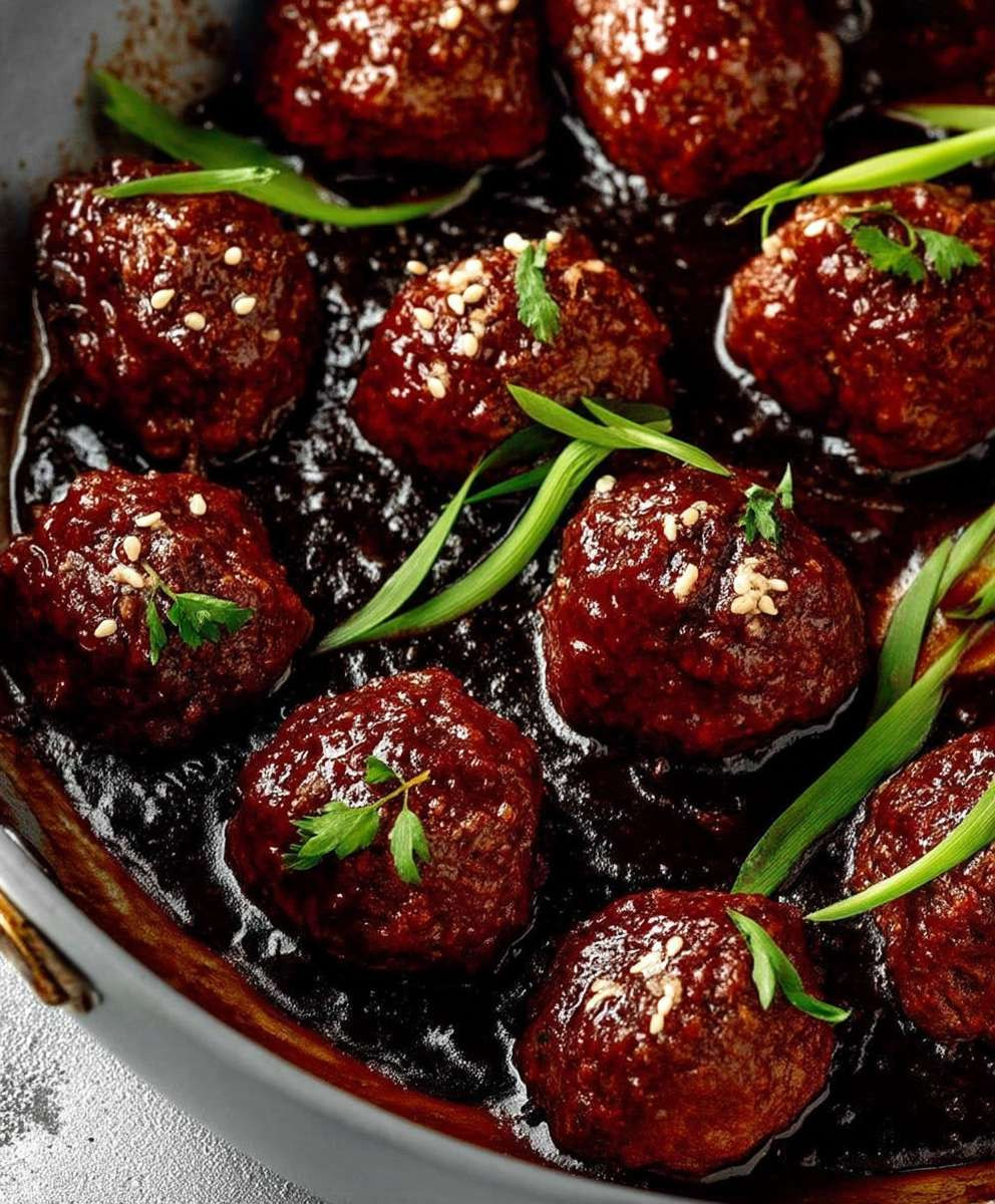 Mongolian Beef Meatballs
