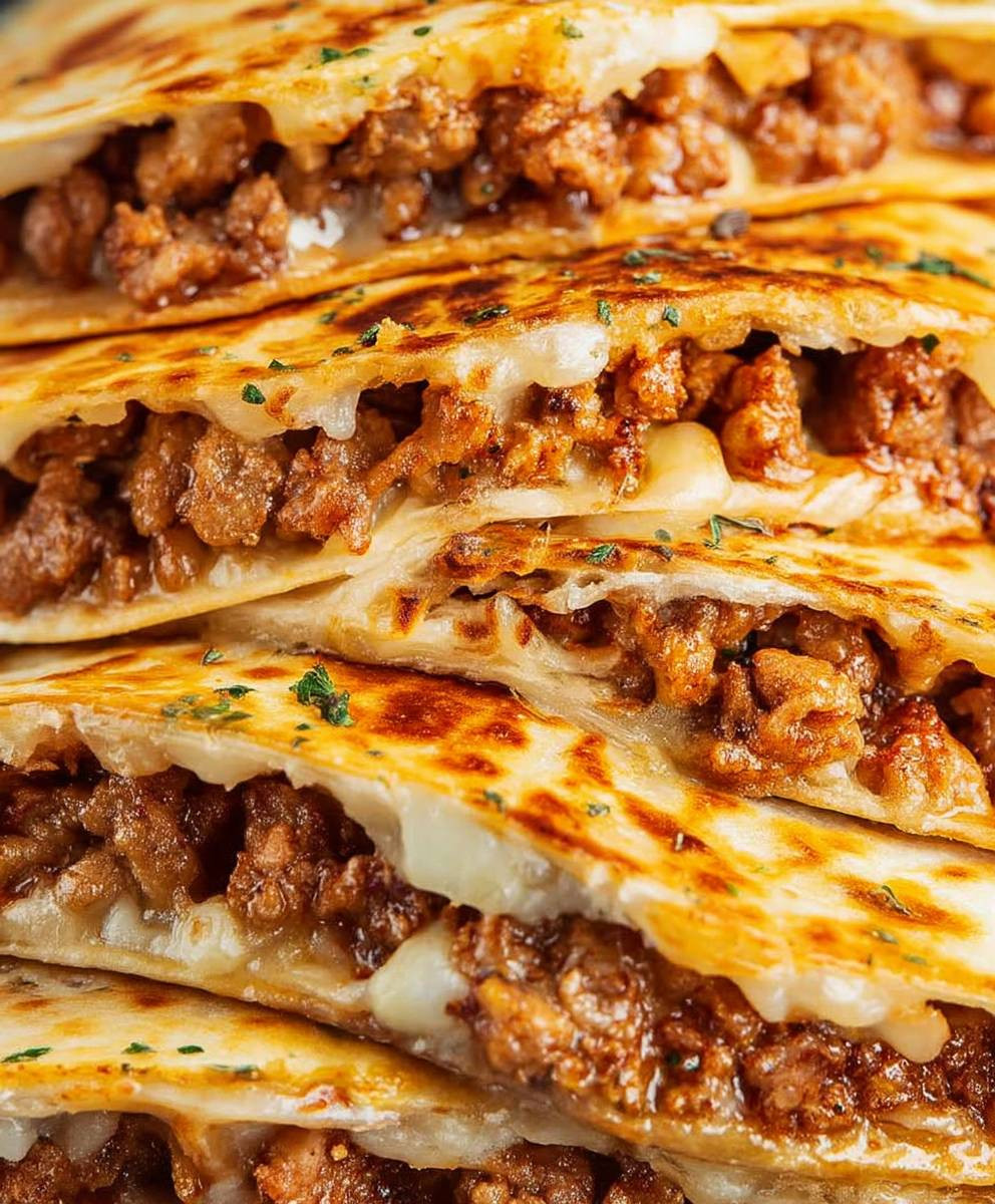 Cheese Beef Quesadilla