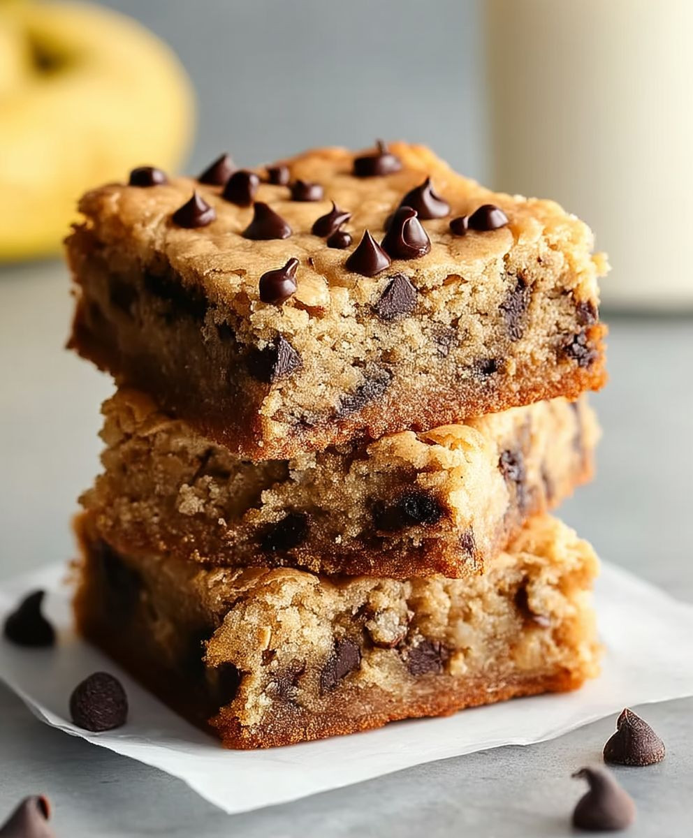 Banana Bread Blondies