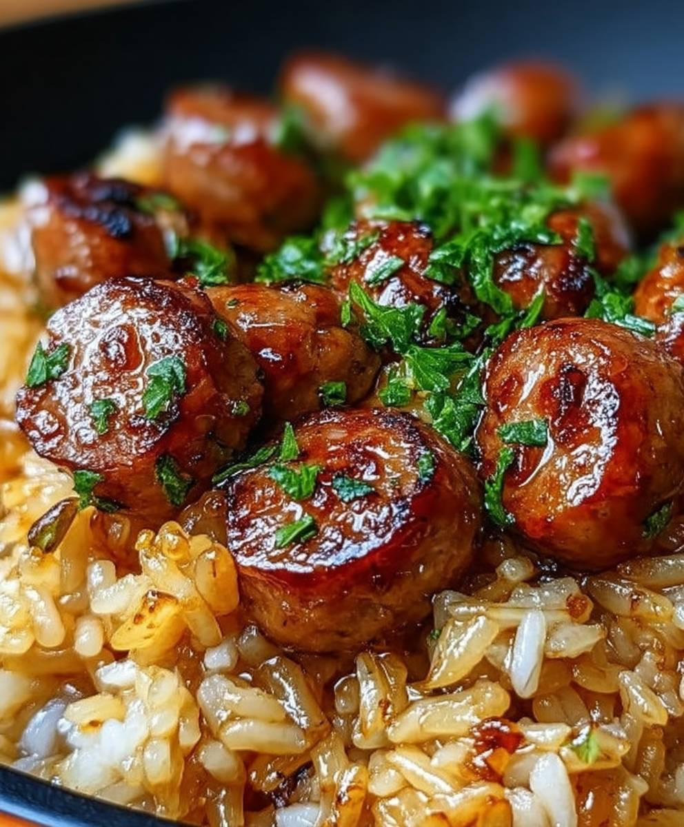 BBQ Sausage Rice