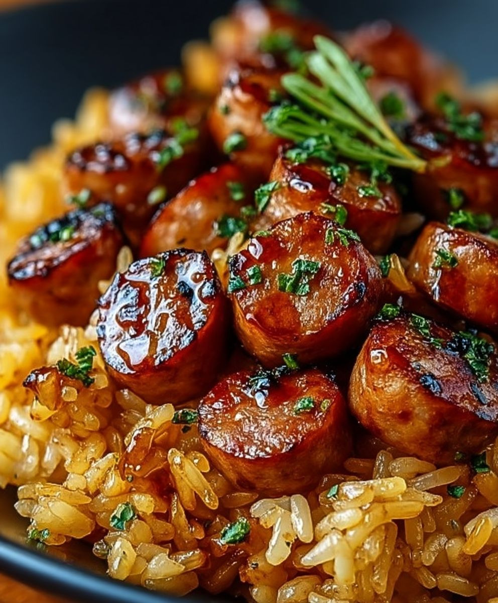 BBQ Sausage Rice