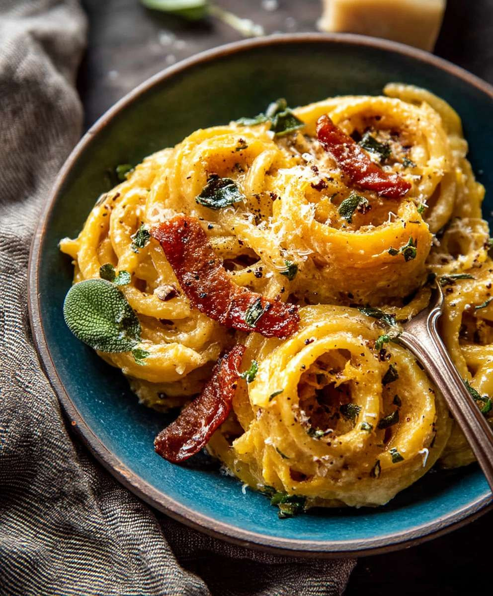 Garlic Butternut Squash Pasta