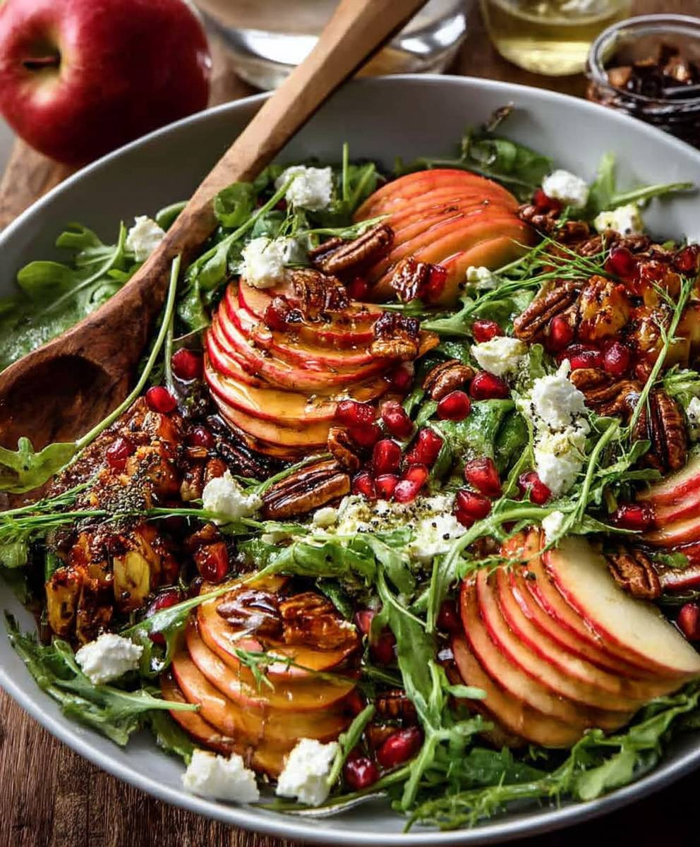 Honeycrisp Apple Feta Salad