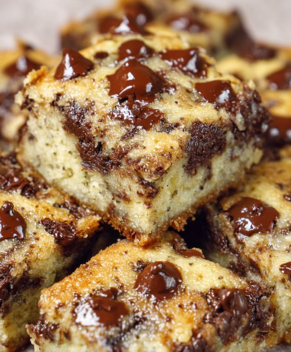 Chocolate Chip Banana Bars