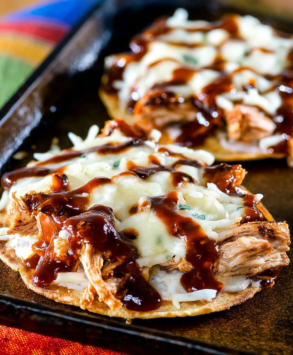 Barbecue Chicken Tostada