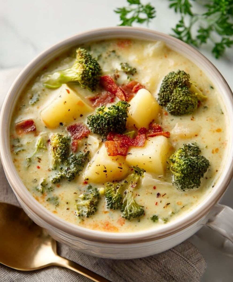 Broccoli potato soup