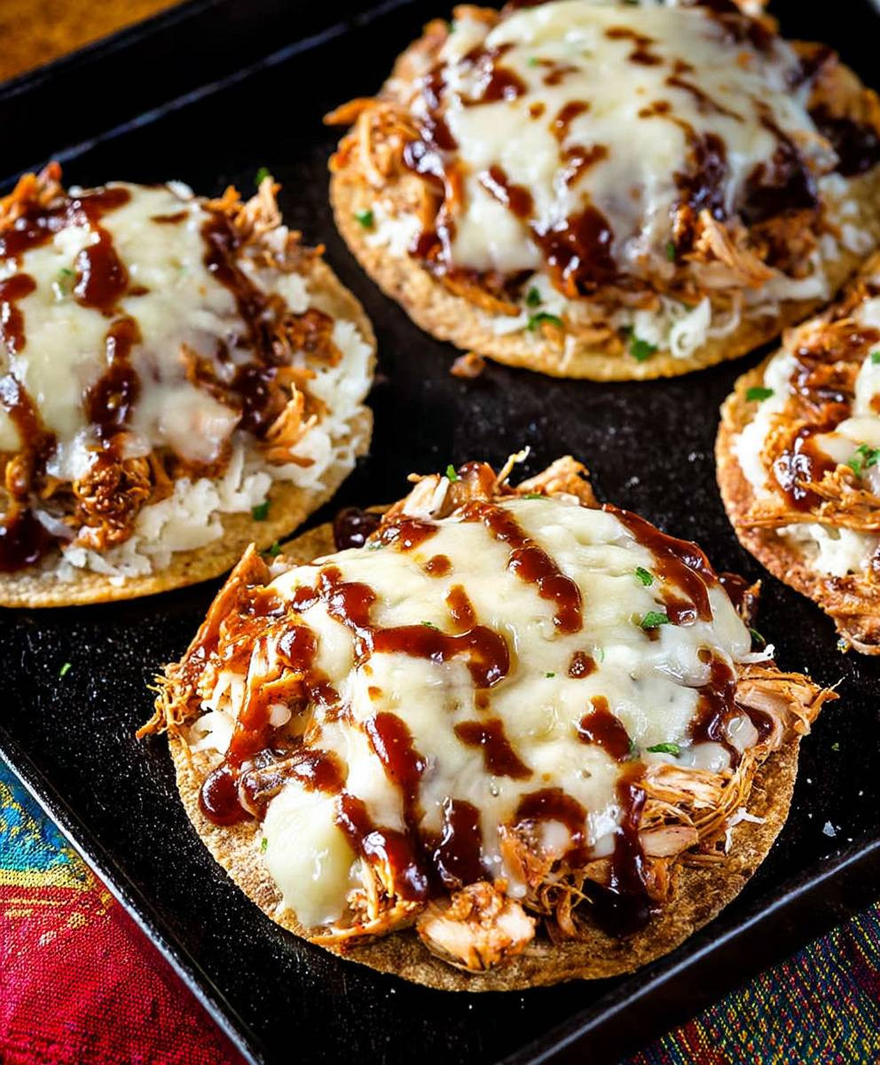 Barbecue Chicken Tostada