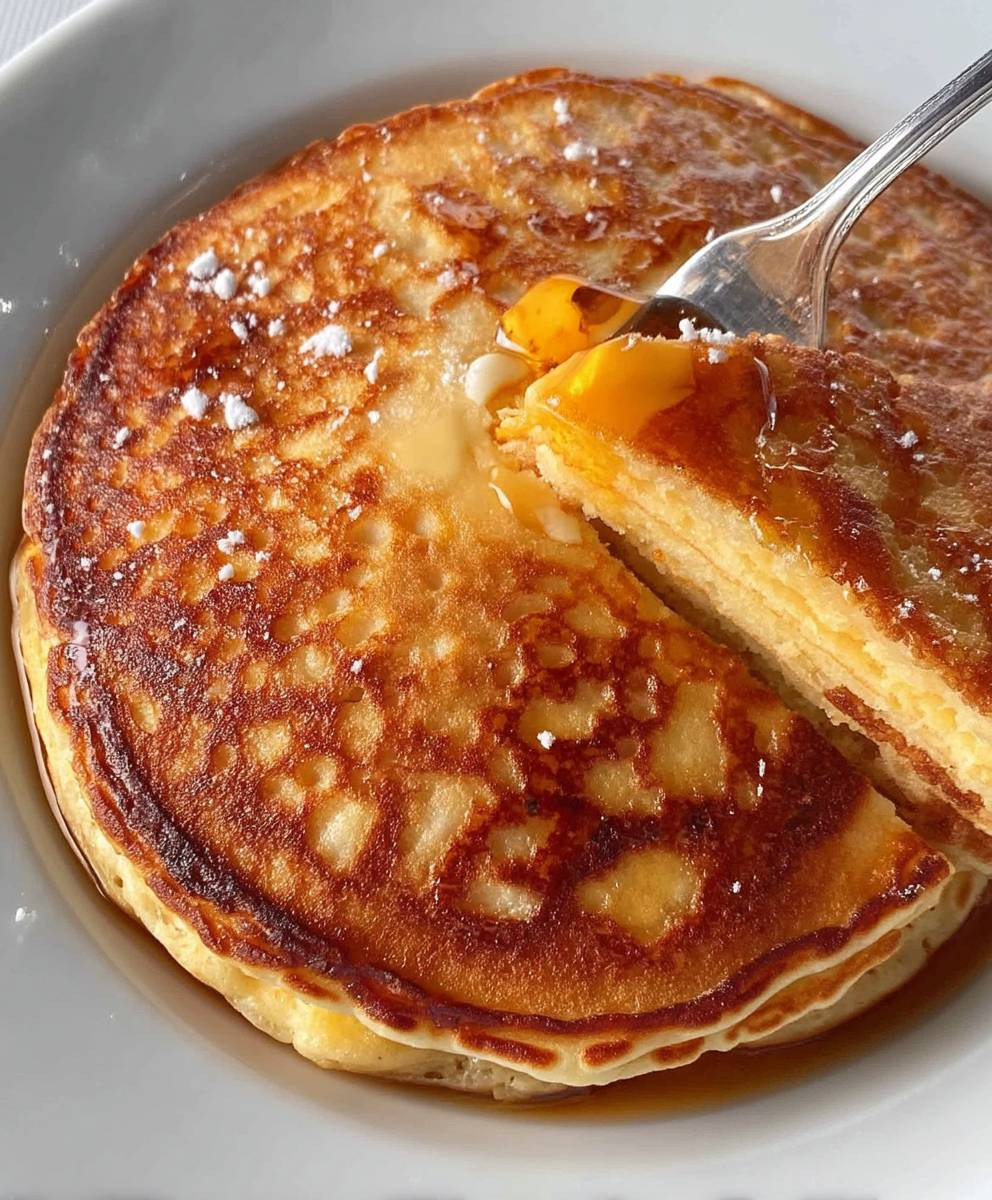 Buttermilk pancakes crispy edges