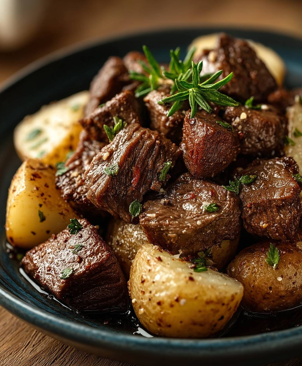 Loaded Steak Potato Bake