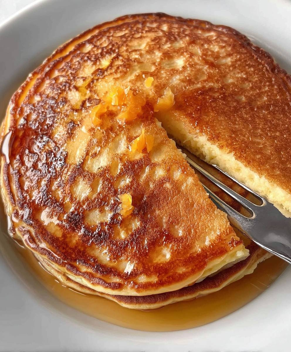 Buttermilk pancakes crispy edges