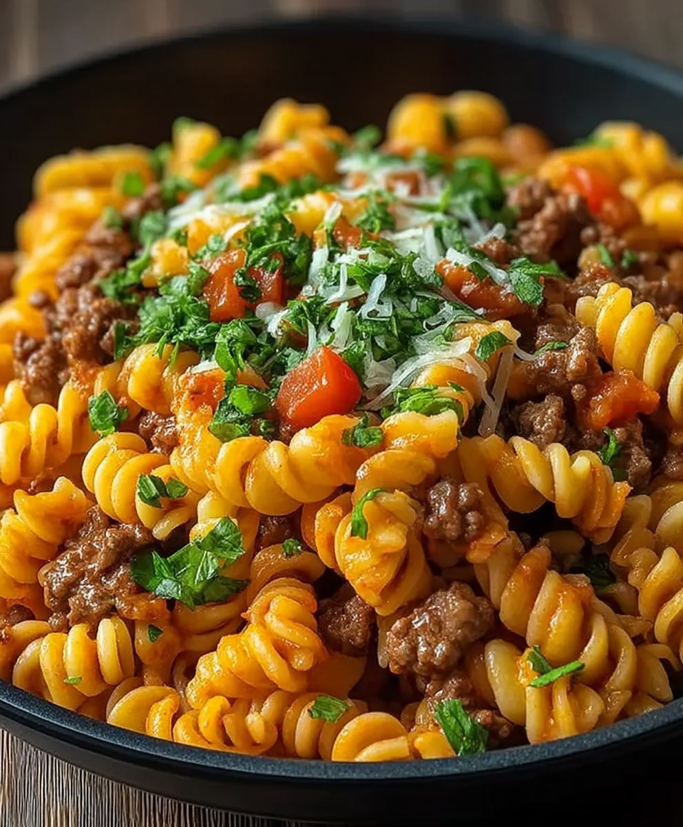 Beef Taco Pasta