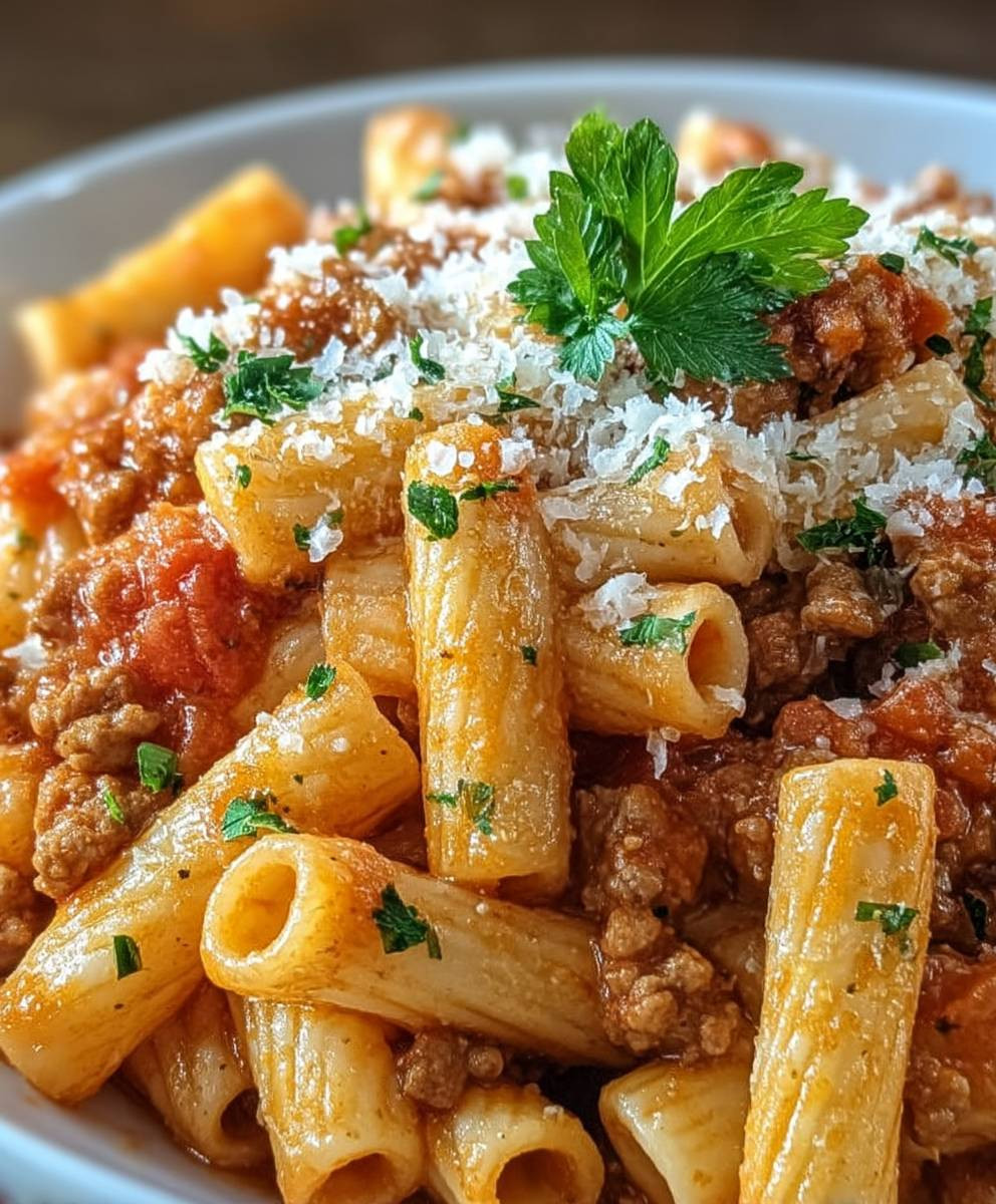Cheesy Ground Turkey Pasta